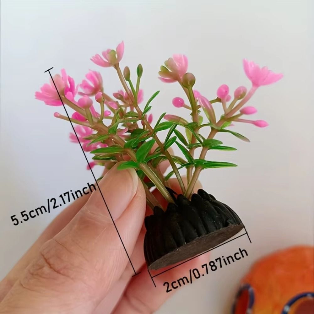 Planted Aquarium Mini - Plastic Artificial Aquarium Plant Height Range
