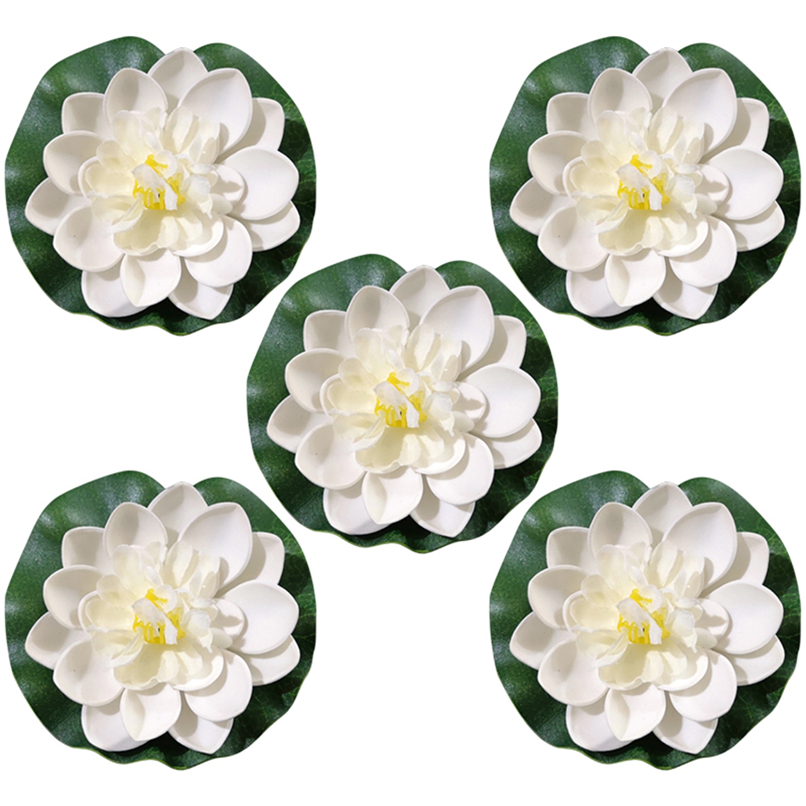 Planted Aquarium Mini - 5pcs/set 10cm Artificial Lotus Flowers Bowl