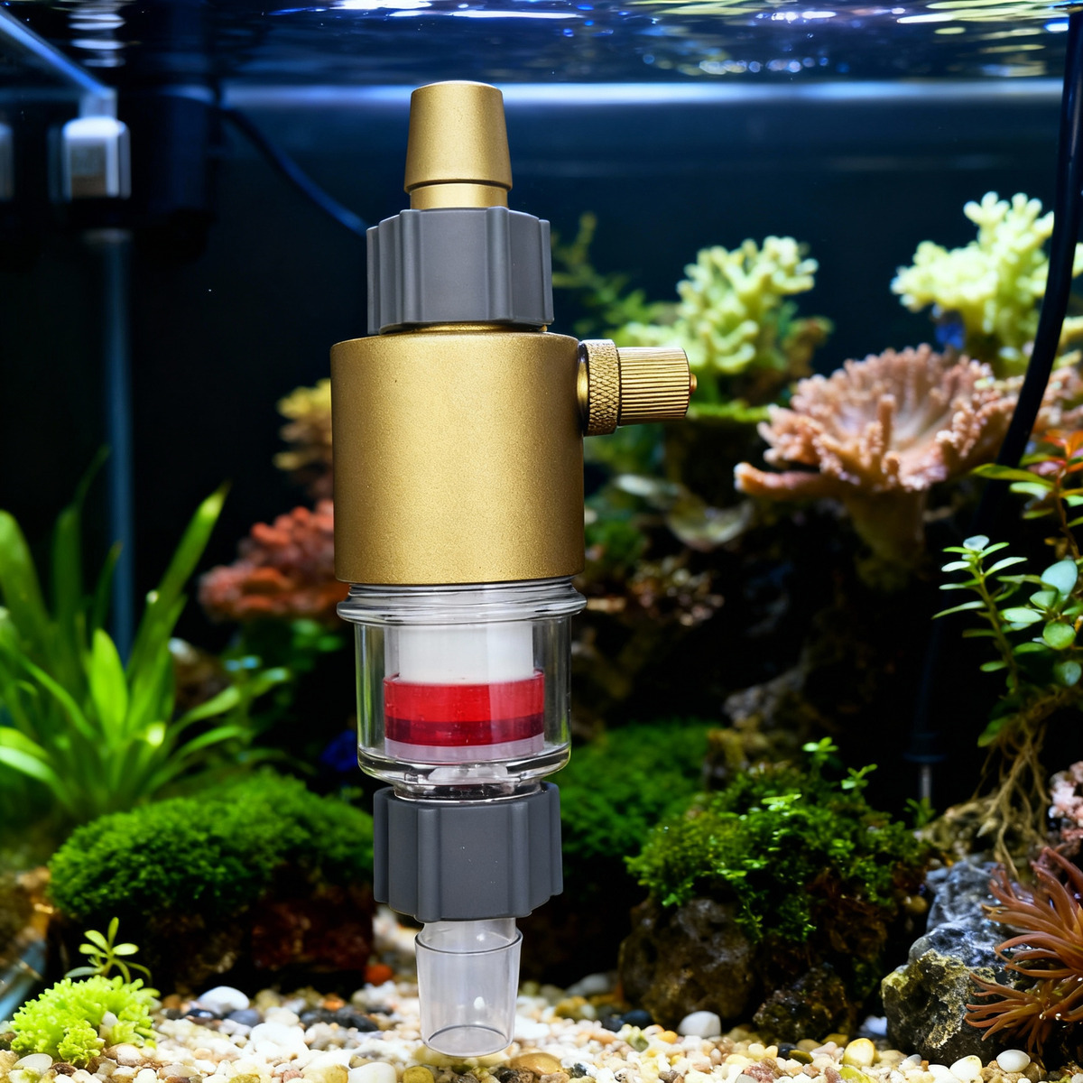 Planted Aquarium Equipment - QANVEE External CO2 Diffuser Atomizer Aquarium