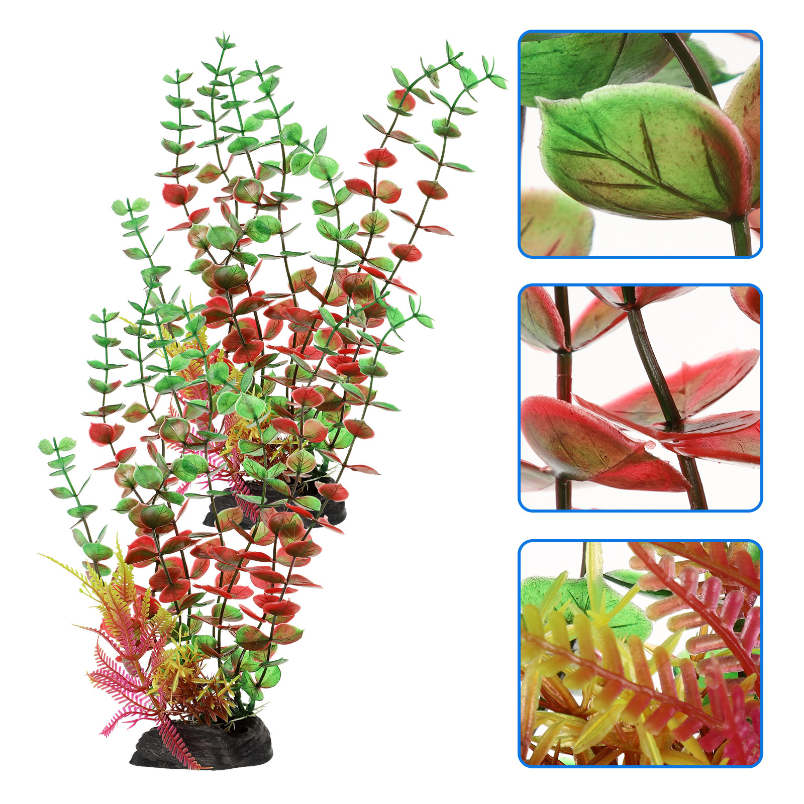 Planted Aquarium Supplies - 2Pcs Artificial Aquarium Plant Decorative Faux
