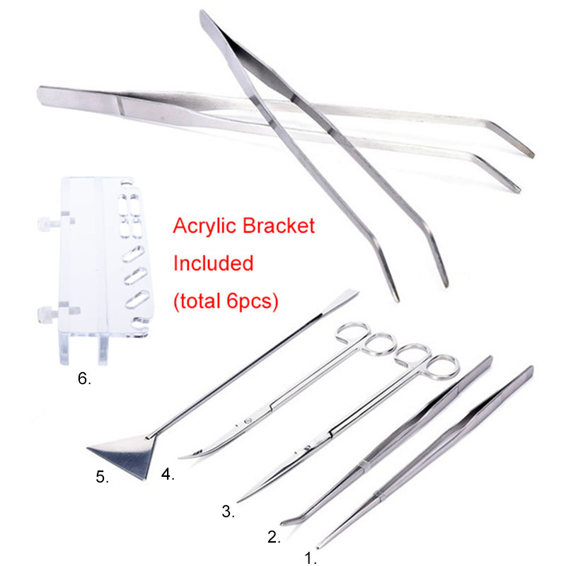 Planted Aquarium Maintenance Kit - Stainless Steel Aquarium Tank Tools Kit