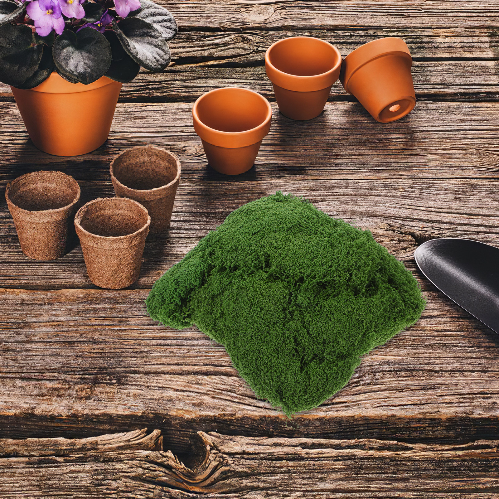 Planted Aquarium Models - Artificial Moss Faux Green Decorative Moss