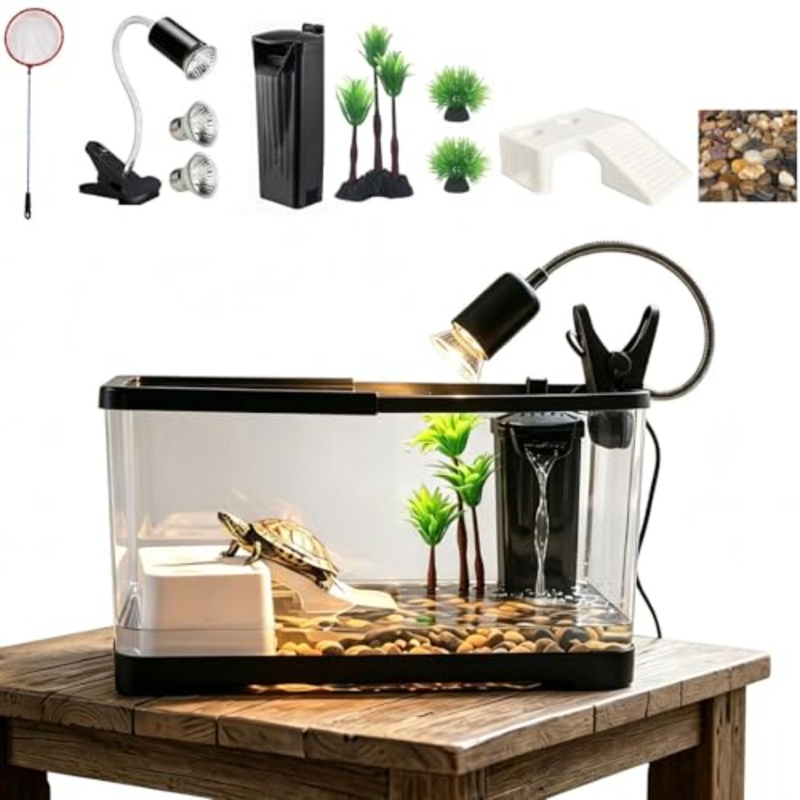 Planted Aquarium Starter Kit - Large Turtle Tank Kit PC Aquarium