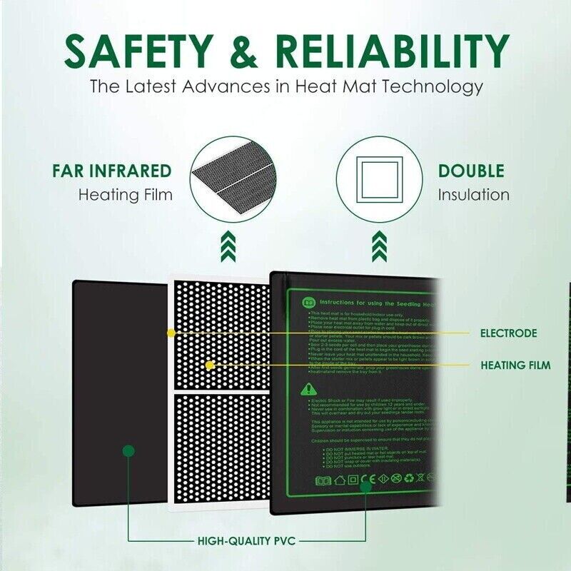 21W Plant Growth Heating Mat I - Aquarium Planted Seeds 评论和价格