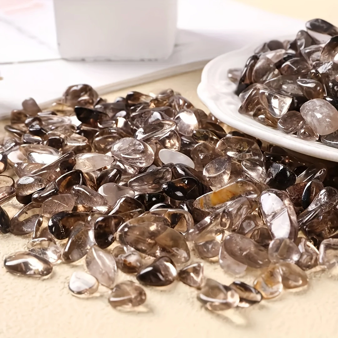 Smoky Quartz Crystal Chips,Irr - Planted Aquarium With Rocks 评论和价格