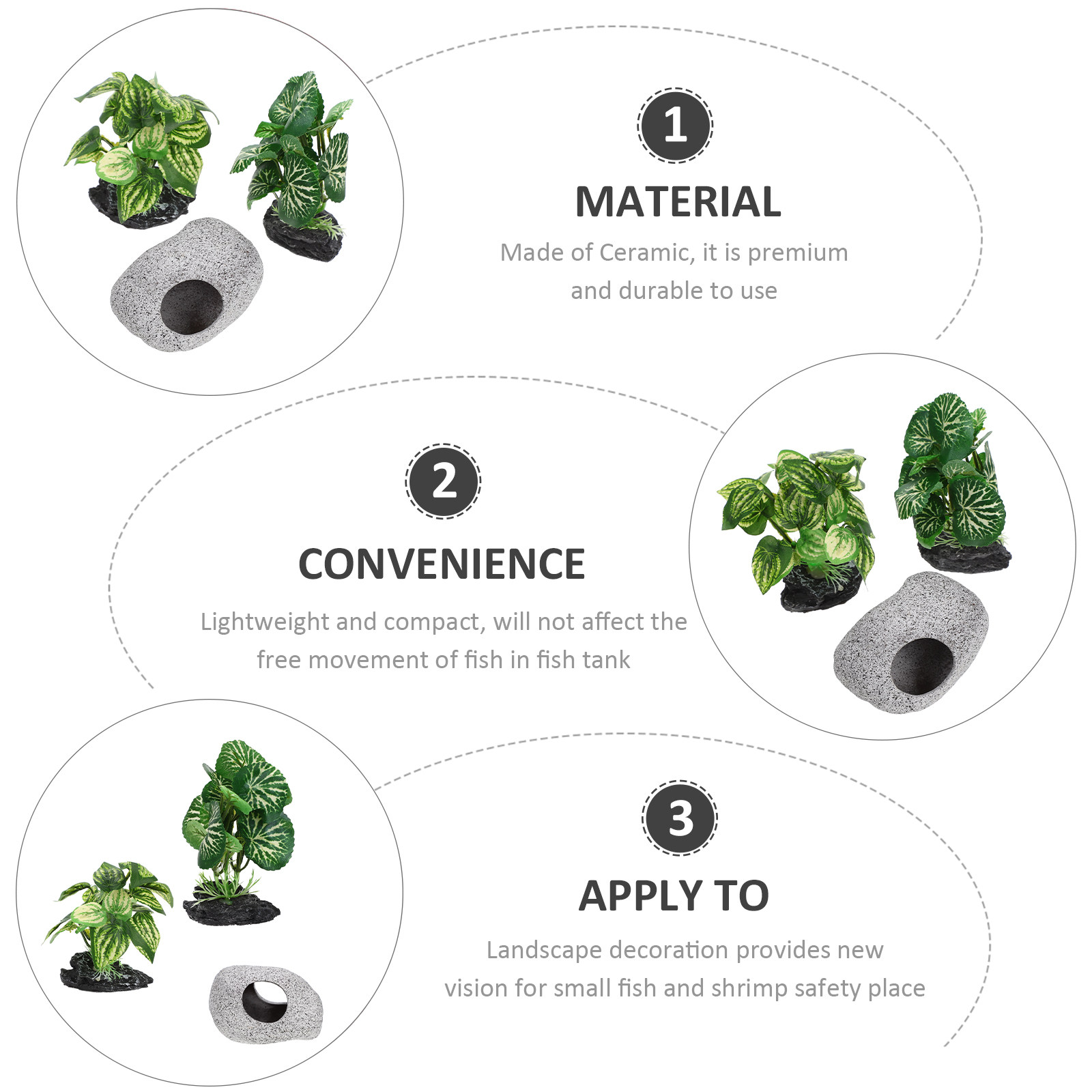 1Set Delicate Simulated Aquari - Planted Aquarium Models 评论和价格