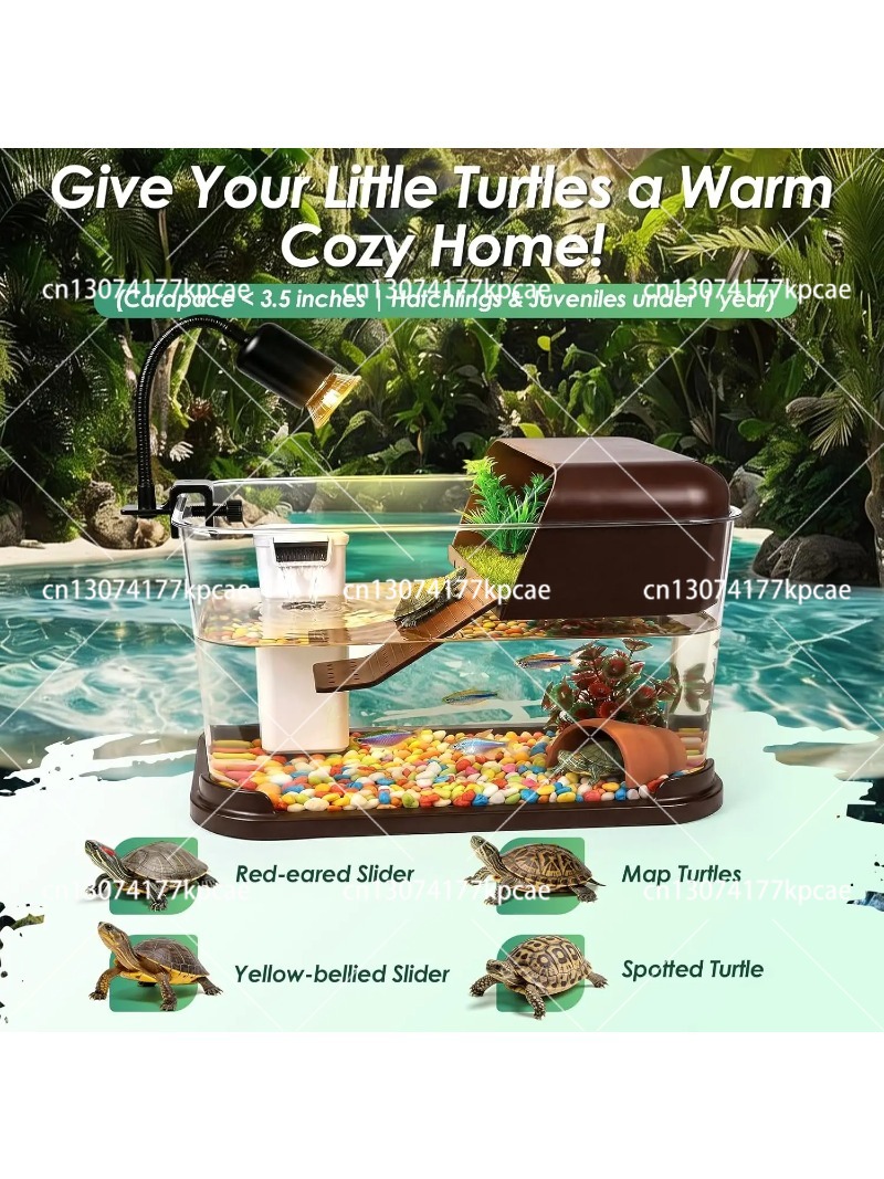 PC Turtle Tank Aquarium Starte - Planted Aquarium Starter Kit 评论和价格