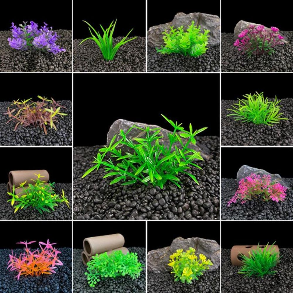 Plastic Artificial Aquarium Pl - Planted Aquarium Mini 评论和价格