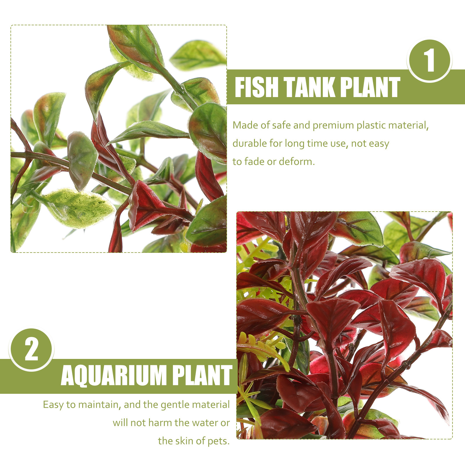 Fake Plants for Fish Tank Plas - Planted Aquarium Models 评论和价格