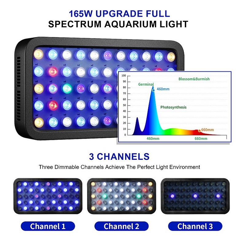 Wifi Control  Coral Reef 165w  - Planted Aquarium Models 评论和价格
