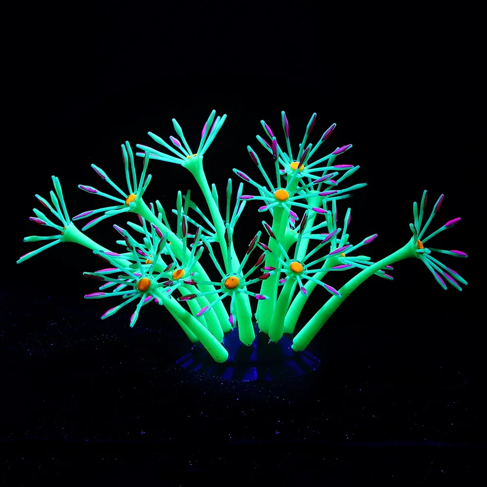 Glowing Aquarium Coral Plant O - Planted Aquarium Supplies 评论和价格