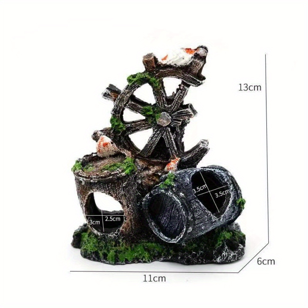Steering Wheel Wine Barrel Res - Planted Aquarium Supplies 评论和价格