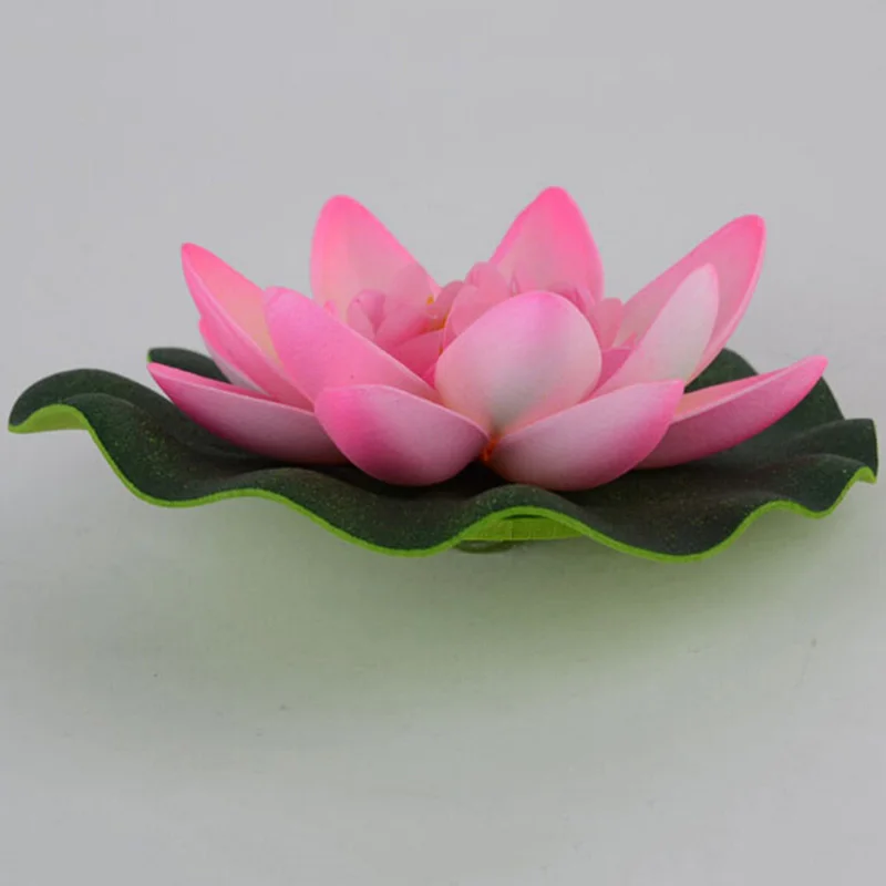 1Pc Floating Artificial Lotus  - Planted Aquarium Supplies 评论和价格