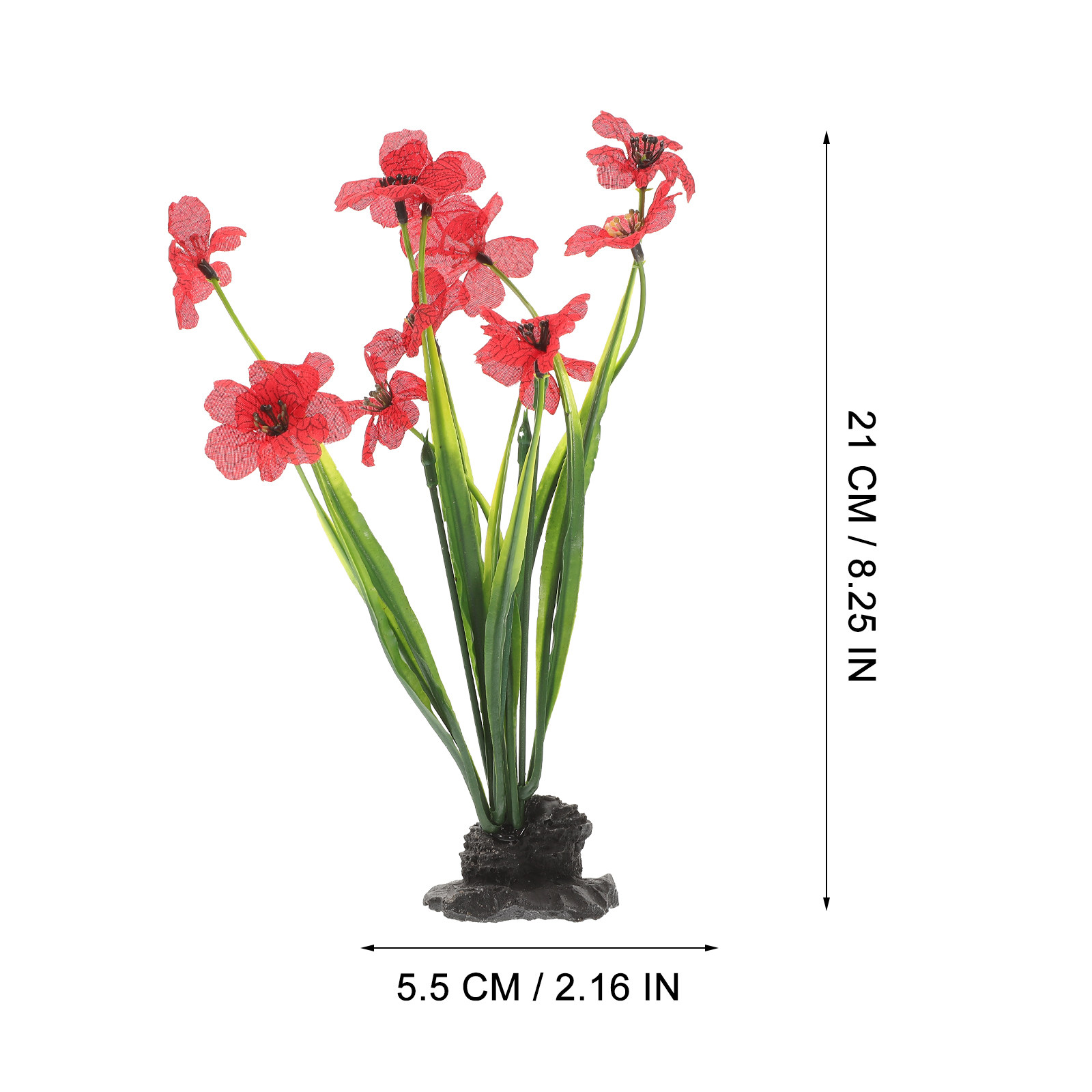 2Pcs Fake Plant Aquarium Decor - Planted Aquarium Supplies 评论和价格