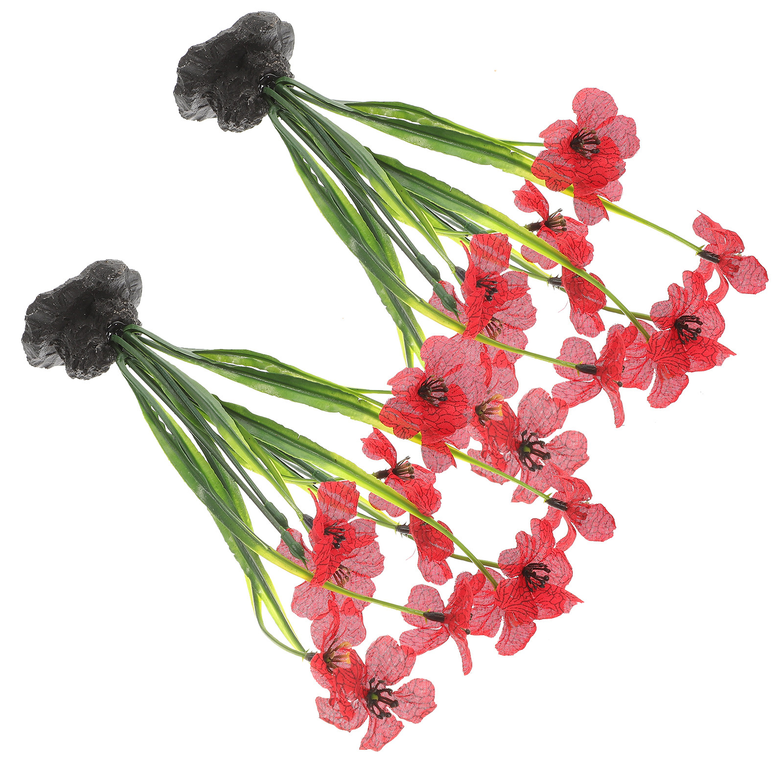 2Pcs Fake Plant Aquarium Decor - Planted Aquarium Supplies 评论和价格