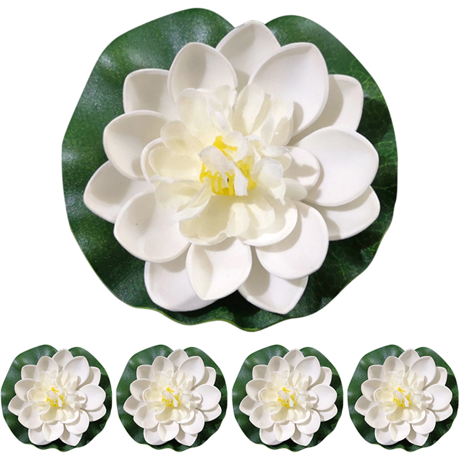 5pcs/set 10cm Artificial Lotus - Planted Aquarium Mini 评论和价格