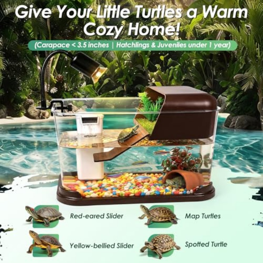 Turtle Tank Starter Kit, PC Tu - Planted Aquarium Starter Kit 评论和价格