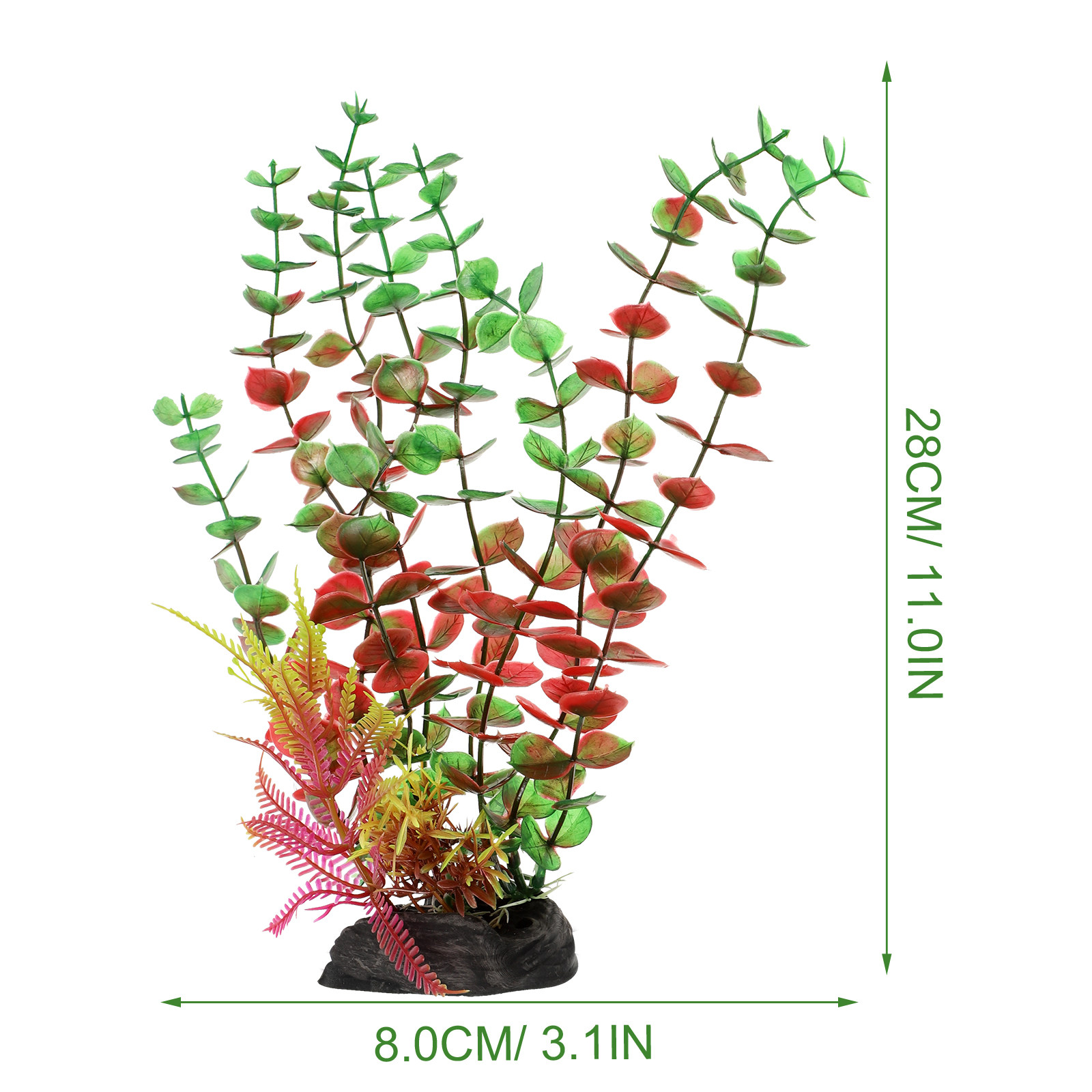 2Pcs Artificial Aquarium Plant - Planted Aquarium Supplies 评论和价格
