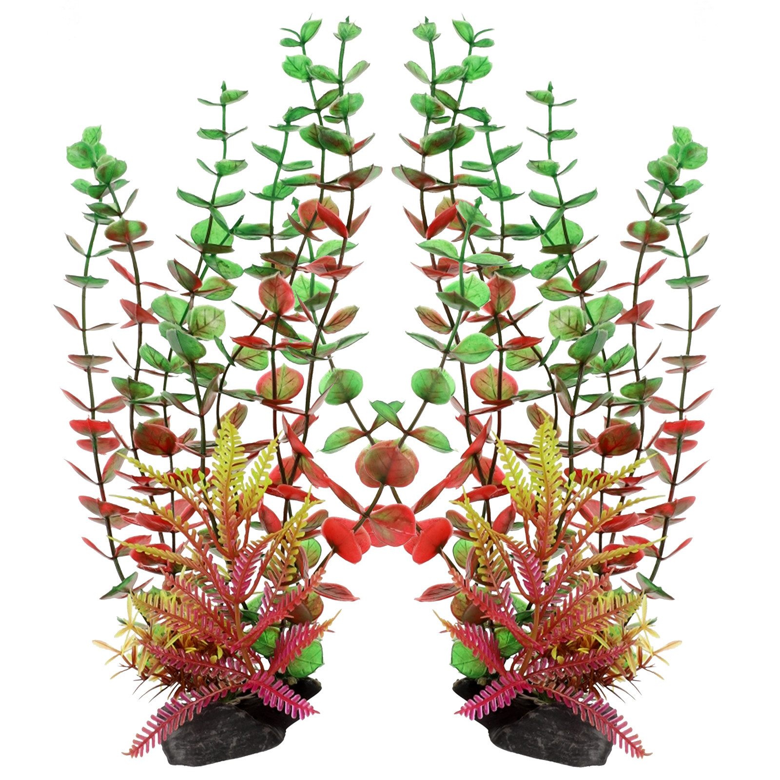 2Pcs Artificial Aquarium Plant - Planted Aquarium Supplies 评论和价格