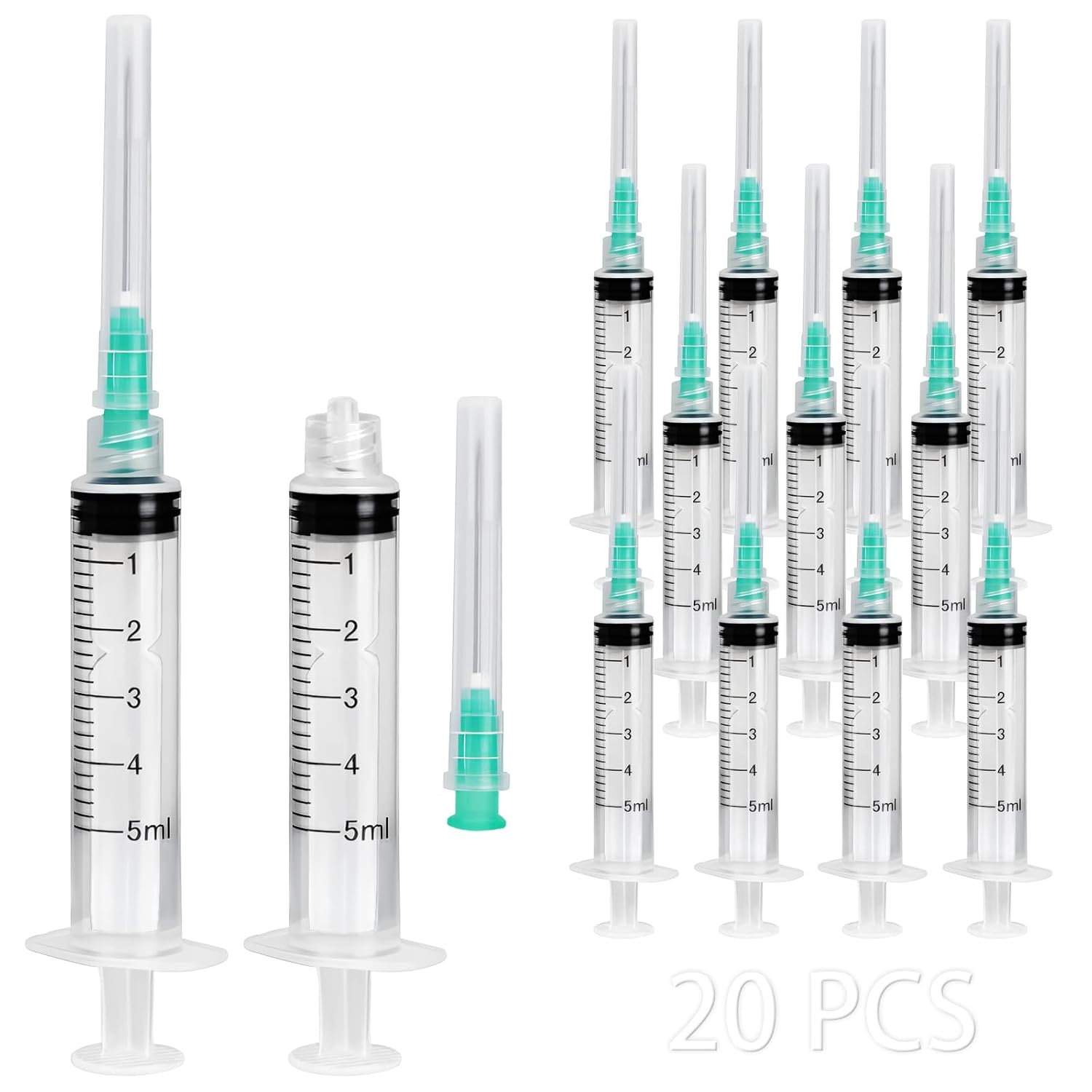 50 Pieces of 5ml Luer-Lock Syr - Planted Aquarium Supplies 评论和价格