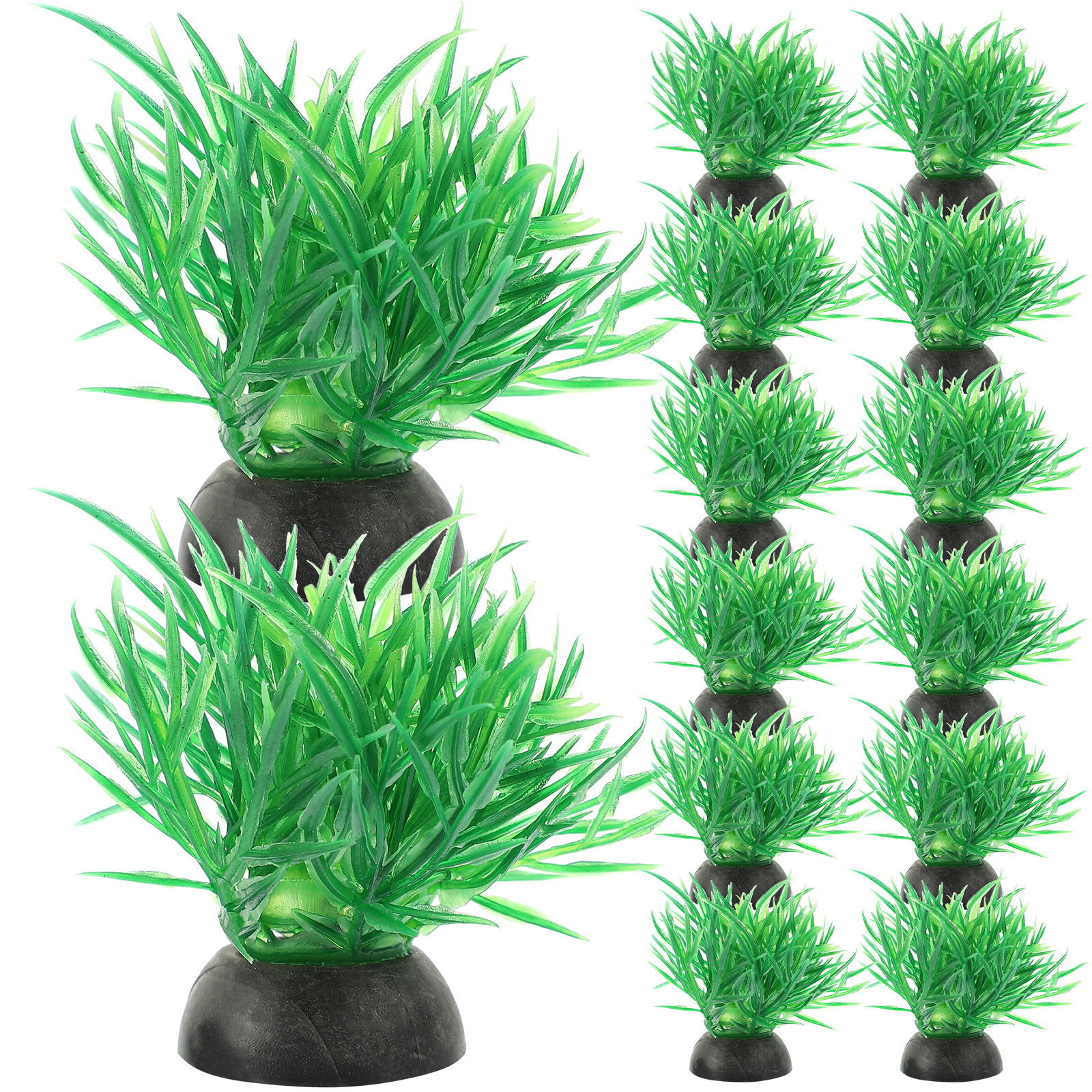 20Pcs Plastic Aquarium Plants  - Planted Aquarium Models 评论和价格