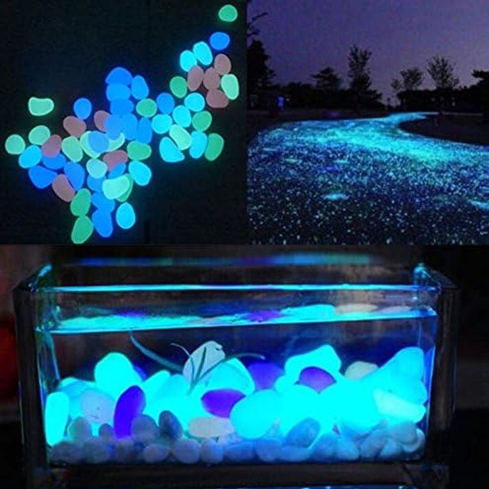 Fish Tank Rocks Glow Blue Pebb - Planted Aquarium With Rocks 评论和价格