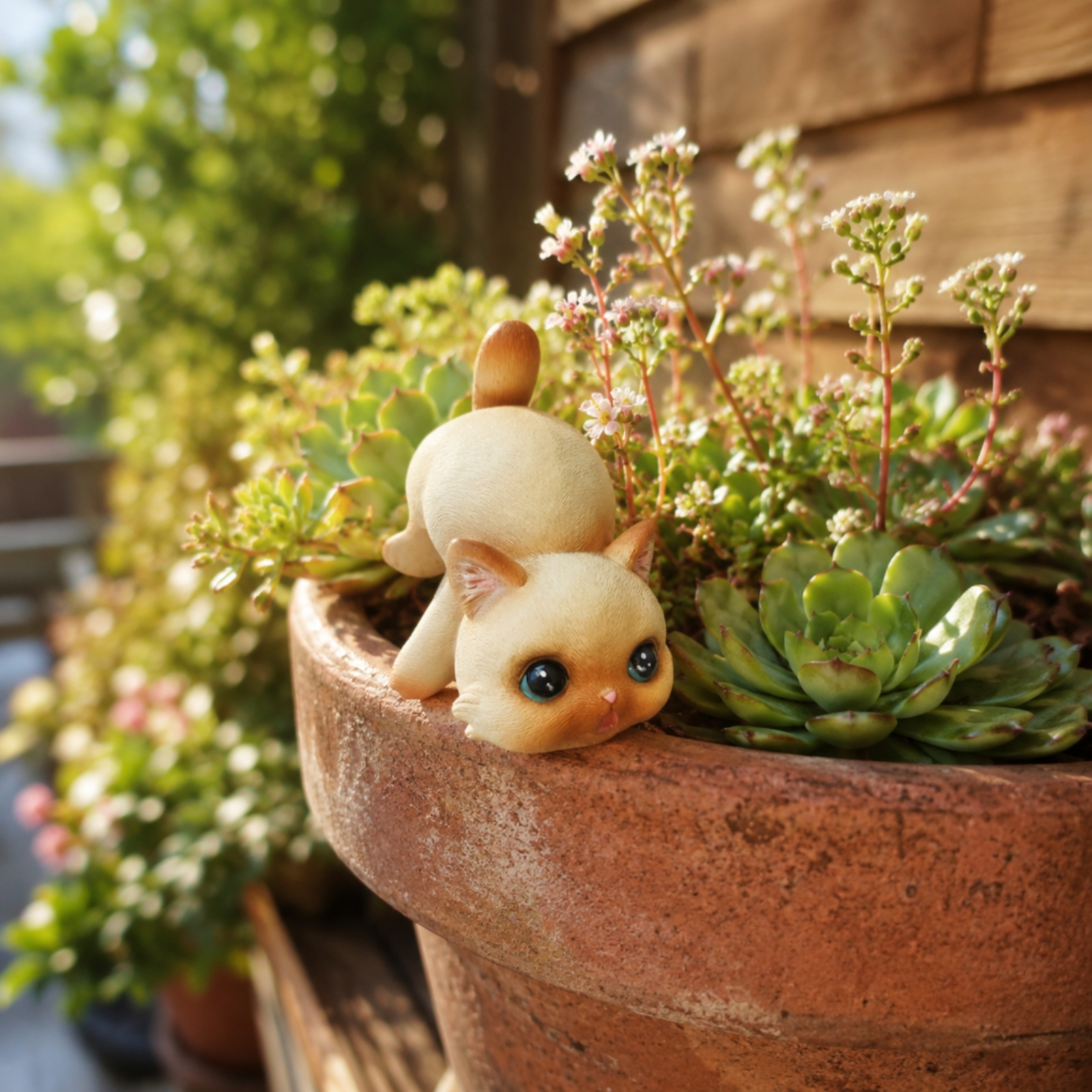 Hanging Cat Figurine Resin Cat - Planted Aquarium Models 评论和价格