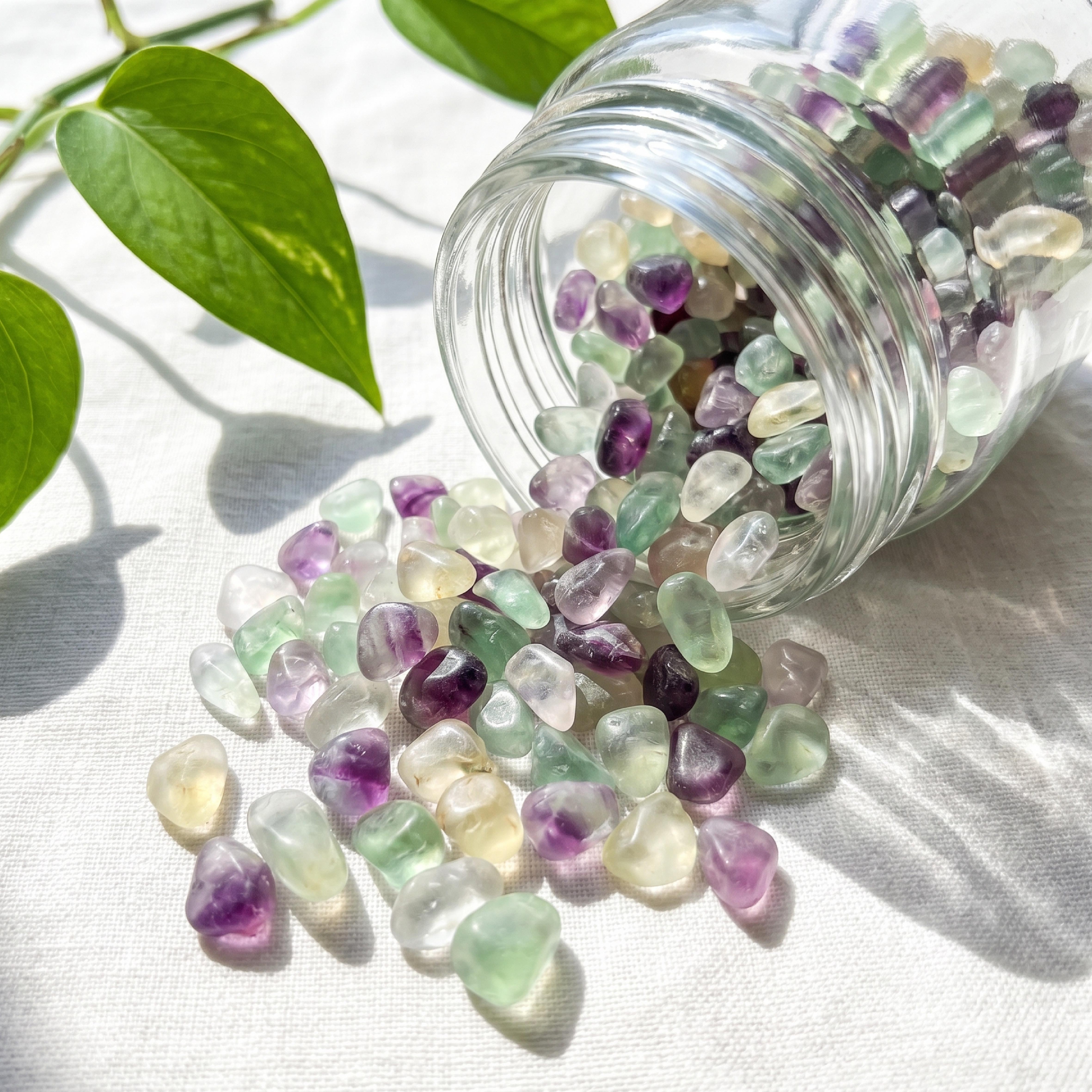 360g Natural Fluorite Fragment - Planted Aquarium With Gravel 评论和价格