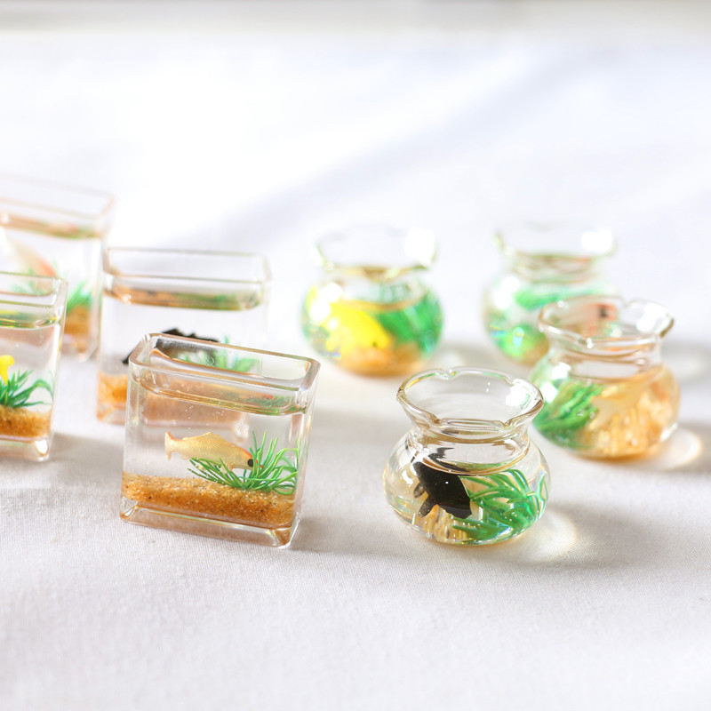 1Pc 1:12 Mini DollHouse Simula - Planted Aquarium Models 评论和价格