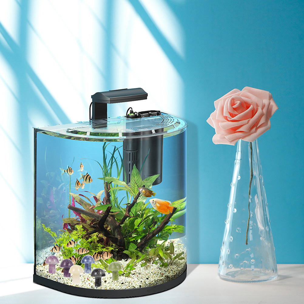 8Pcs Simulation Mini Mushroom  - Planted Aquarium Mini 评论和价格