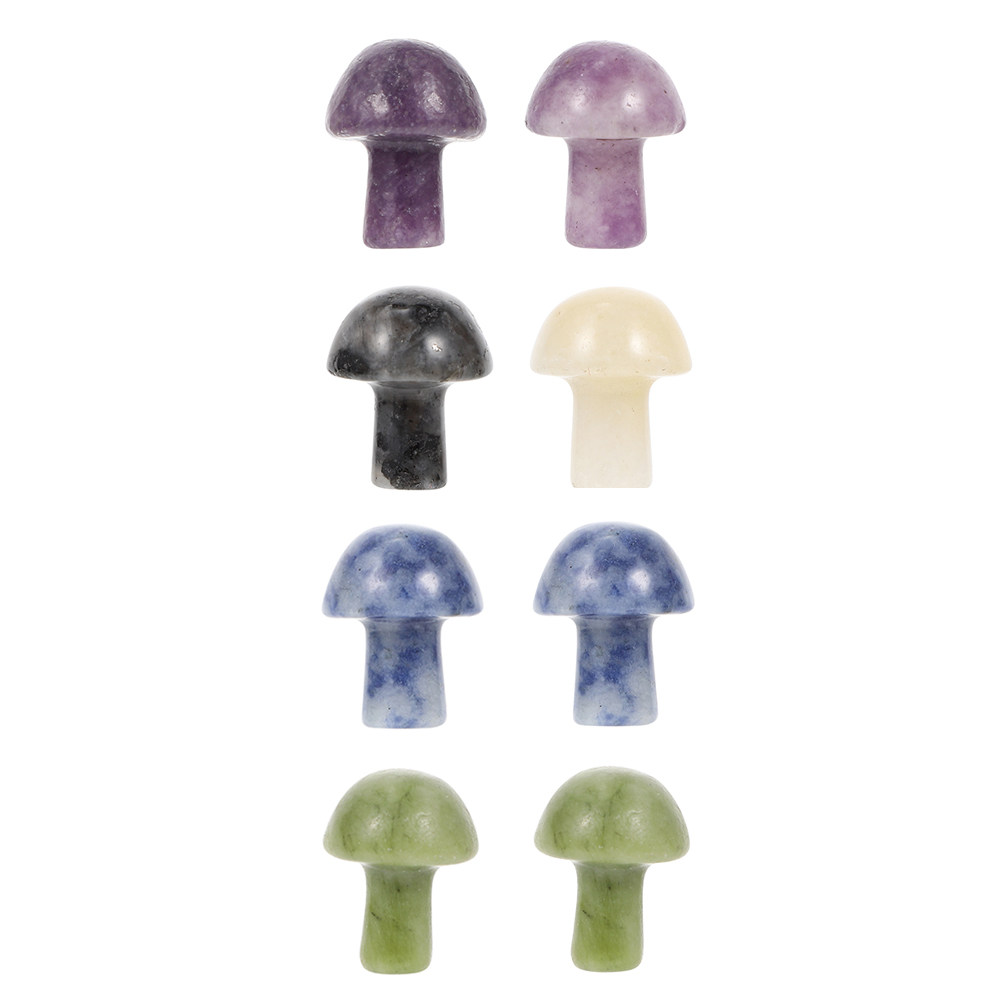 8Pcs Simulation Mini Mushroom  - Planted Aquarium Mini 评论和价格