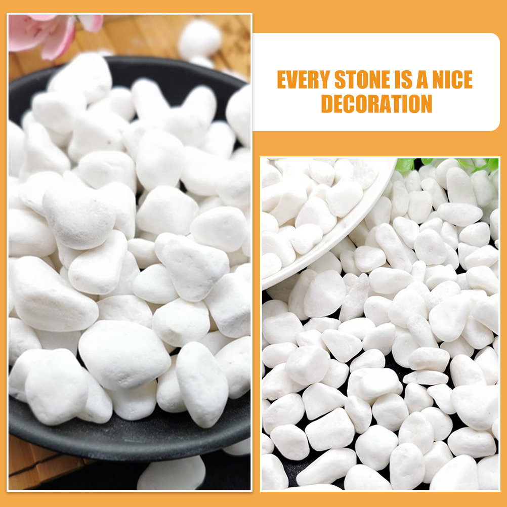 1Set Elegant White Decorative  - Planted Aquarium With Rocks 评论和价格
