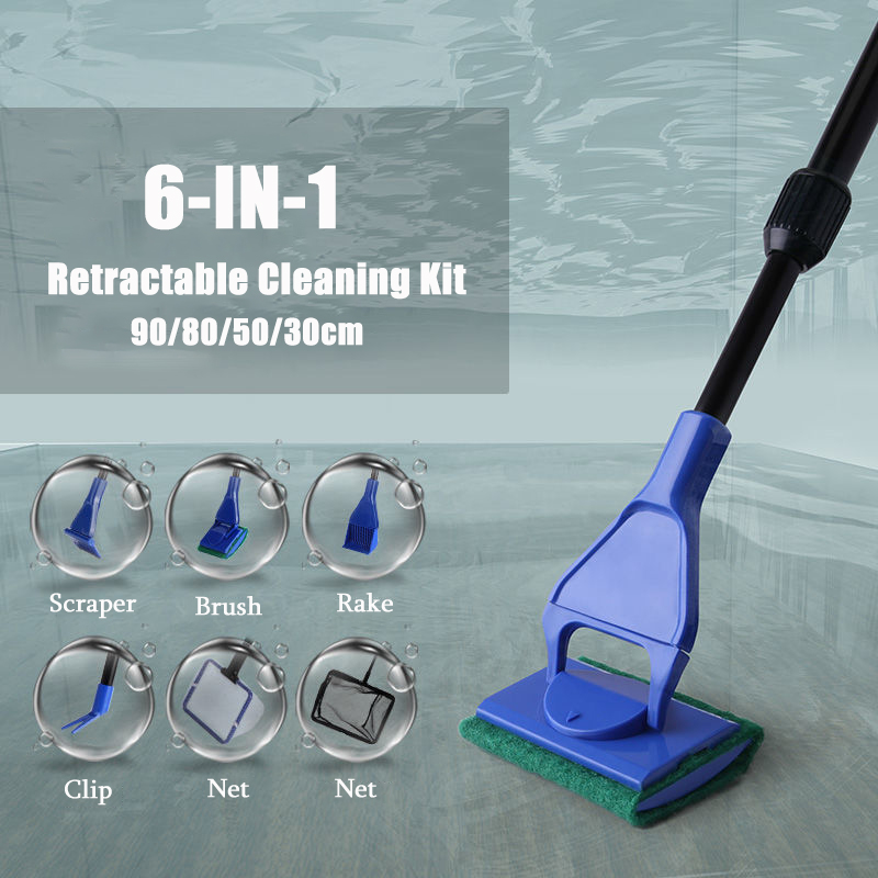 6-IN-1 Aquarium Cleaning Tools - Planted Aquarium Maintenance Kit 评论和价格