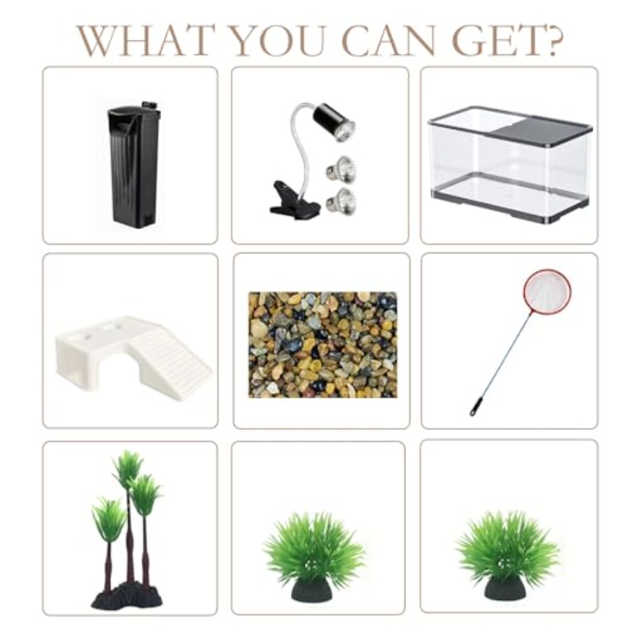 Large Turtle Tank Kit PC Aquar - Planted Aquarium Starter Kit 评论和价格