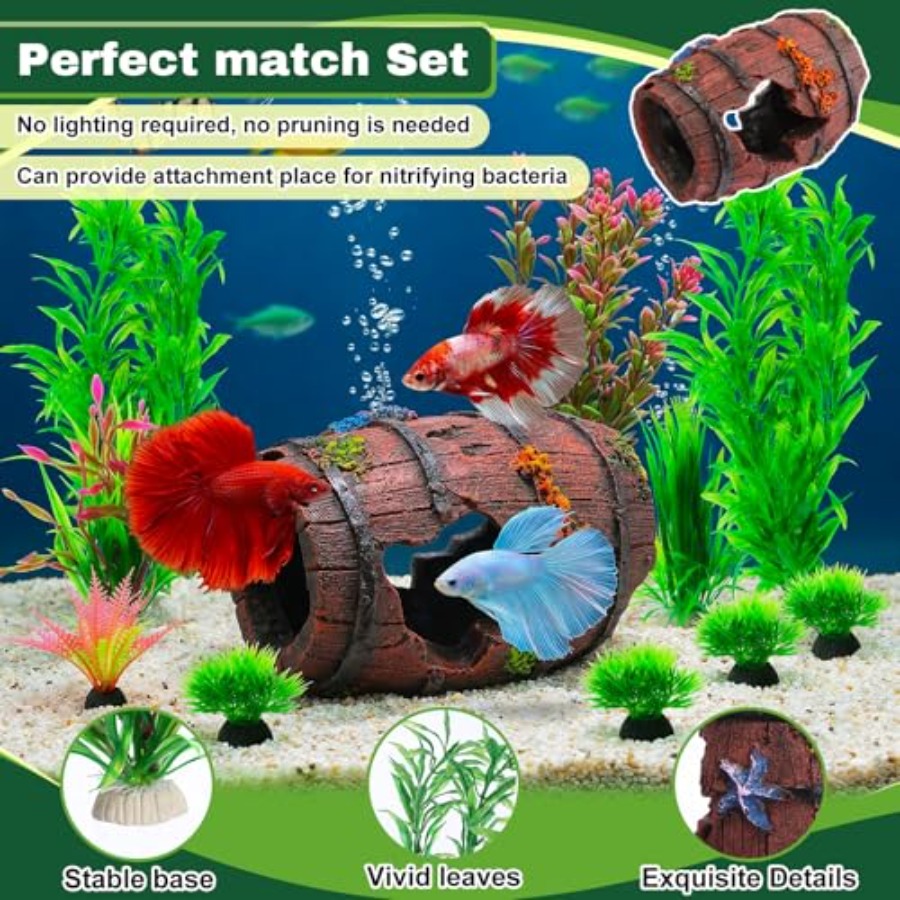 521 Pcs Plastic Fish Bowls Sta - Planted Aquarium Starter Kit 评论和价格