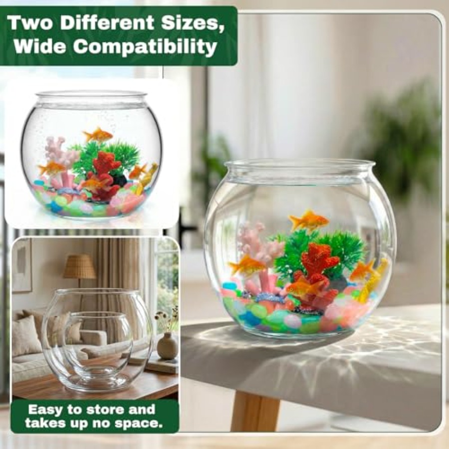 521 Pcs Plastic Fish Bowls Sta - Planted Aquarium Starter Kit 评论和价格
